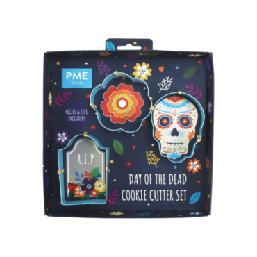 CORTADORES HALLOWEEN PME "DIA MUERTOS" (SET 3Uds)