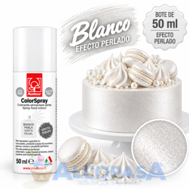 SPRAY BLANCO PERLADO MODECOR (BOTE 50ML)