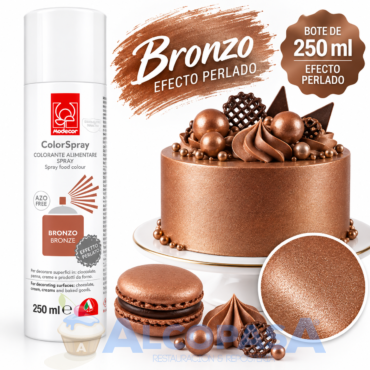 SPRAY BRONCE PERLADO MODECOR (BOTE 250ML)
