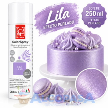 SPRAY LILA PERLADO MODECOR (BOTE 250ml)