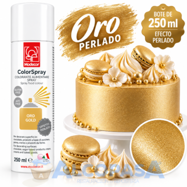 SPRAY ORO PERLADO MODECOR (BOTE 250ml)