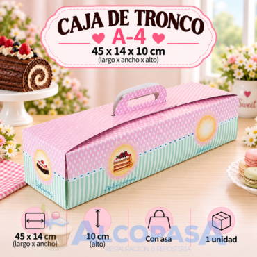 CAJA DE TRONCO "45.5*14*10cm" A-4 (Ud)