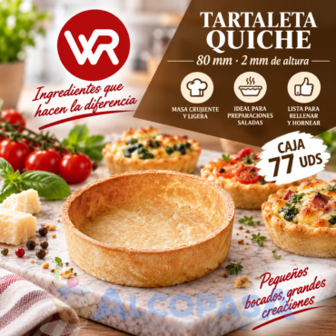 NAOLETA CILINDRO QUICHE 80mm (CAJA 77Uds)