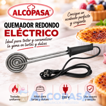 QUEMADOR REDONDO ELECTRICO 220V (Ud)