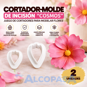 CORTADOR-MOLDE DE INCISIÓN "COSMOS" 30885 (2 Uds)