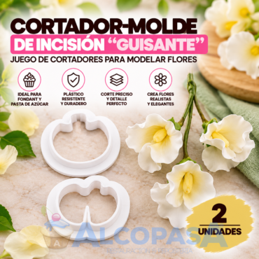 CORTADOR-MOLDE DE INCISIÓN "GUISANTE" 30878(2 Uds)