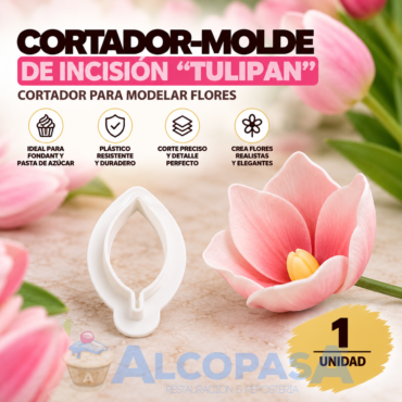 CORTADOR-MOLDE DE INCISIÓN "TULIPAN" 30884 (Ud)