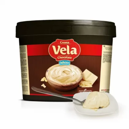 CREMA VELA WHITE CHOCOLATE (CUBO 6Kg)