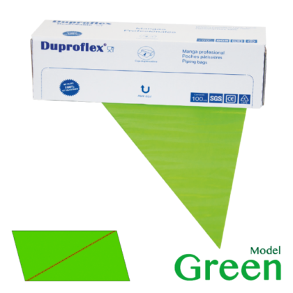 MANGAS DESECHABLES GREEN 55cm (CAJA 100Uds)