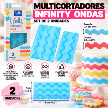 MULTICORTADORES INFINITY ONDAS (SET 2Uds)