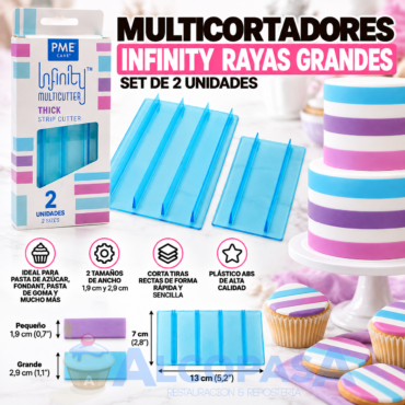 MULTICORTADORES INFINITY RAYAS GRANDES (SET 2Uds)