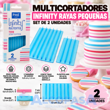 MULTICORTADORES INFINITY RAYAS PEQUEÑAS (SET 2Uds)