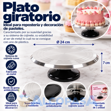 SOPORTE GIRATORIO DE METAL MODECOR (Ud)