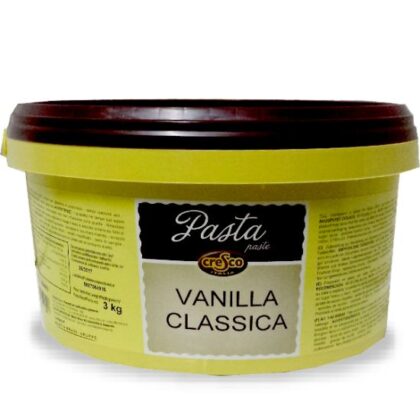 PASTA CREMA VAINILLA CLÁSICA CRESCO (CUBO 3Kg)