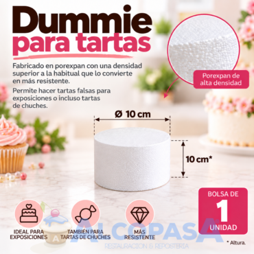 DUMMIE REDONDO Ø10cm (Ud)