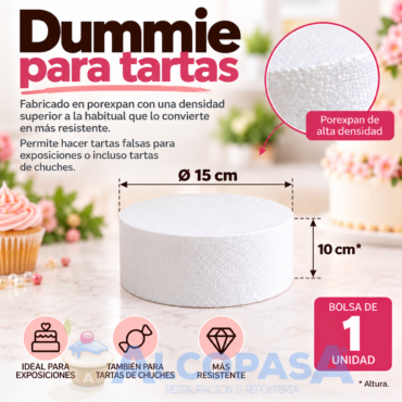 DUMMIE REDONDO Ø15 CMS (Ud)