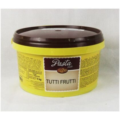 PASTA CREMA TUTTI FRUTTI BRAUN (CUBO 3Kg)