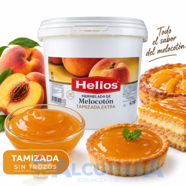MERMELADA DE MELOCOTÓN TAMIZADA (CUBO 4.20Kg)