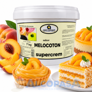 SUPERCREM MELOCOTÓN ARCONSA (CUBO 7Kg)