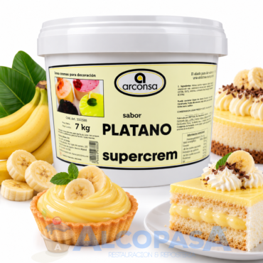 SUPERCREM PLÁTANO ARCONSA (CUBO 7Kg)