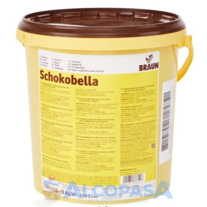 SCHOKOBELLA CHOCOLATE BRAUN (CUBO 6Kg)