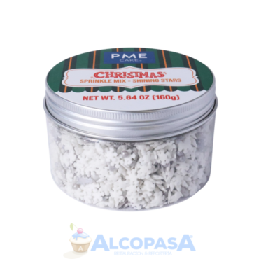 SPRINKLES - FIDEOS NAVIDEÑOS PLATA BRI (CAJA 160g)