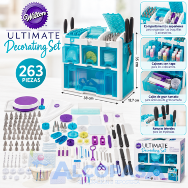 WILTON SET DECORACIÓN ULTIMATE 263 PIEZAS (Ud)