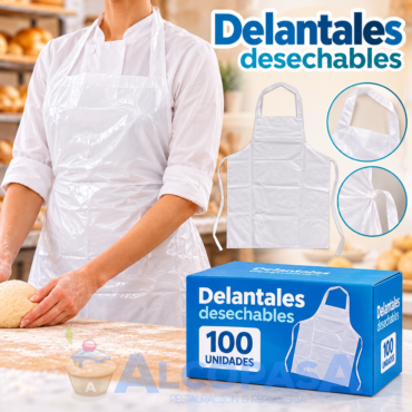 DELANTALES DESECHABLES (BOLSA 100Uds)