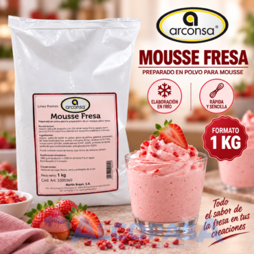 MOUSSE DE FRESA ARCONSA (BOLSA 1kg)