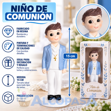 NIÑO COMUNIÓN "CASUAL + ROSARIO" 27965C (Ud)