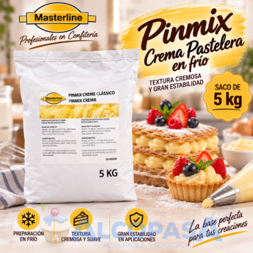 CREMA PASTELERA EN FRÍO PINMIX (BOLSA 5kg)