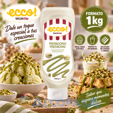 SIROPE - SALSA DIP PISTACHO ECOO (BOTE 1 Kg)