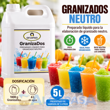 BASE NEUTRA GRANIZADOS 1+4 ARCONSA (GARRAFA 5L)