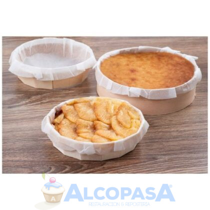 MOLDE ARO DE MADERA + PAPEL Ø10x4cm (BOLSA 35Uds)