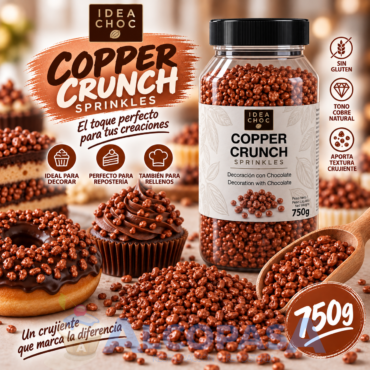 SPRINKLES COPPER CRUNCH EUROCAO (BOTE 750g)