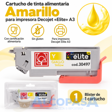 CARTUCHO DECOJET A3 ELITE AMARILLO (Ud)