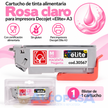 CARTUCHO DECOJET A3 ELITE ROJO CLARO (Ud)