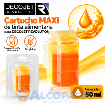 CARTUCHO DECOJET MAXI REVOLUTION AMARILLO (Ud)