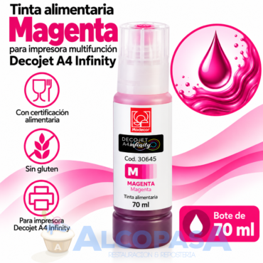RECARGA IMPRESORA INFINITY "ROSA" (BOTELLA 70ml)