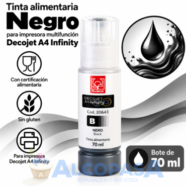 RECARGA IMPRESORA INFINITY "NEGRO" (BOTELLA 70ml)