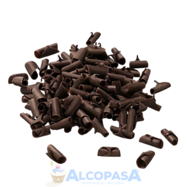 RIZOS DE CHOCOLATE NEGRO (CAJA 2kg)