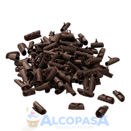 RIZOS DE CHOCOLATE NEGRO (CAJA 1kg) - Imagen 2