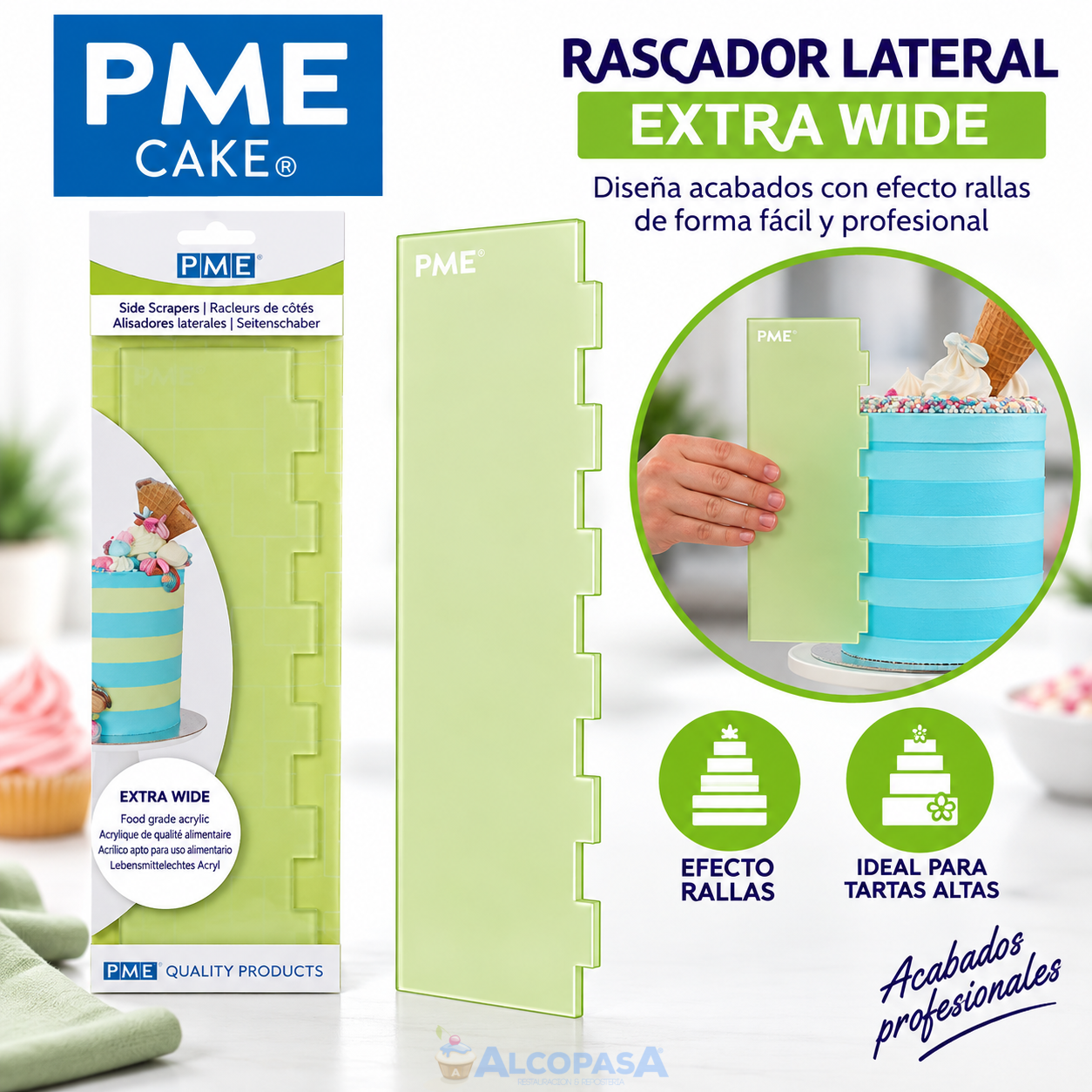 RASPADOR ACRILICO "EXTRA WIDE" 25,5cm (Ud)