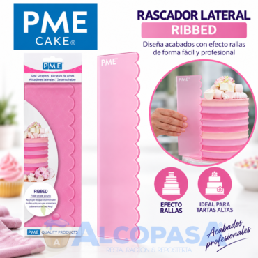RASPADOR ACRILICO "RIBBED" 25,5cm (Ud)