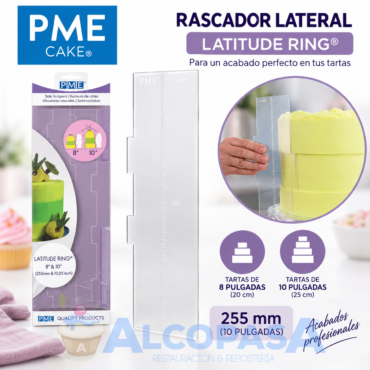 RASPADOR ACRILICO"LATITUDE RING (8-10")"25,5cm(Ud)