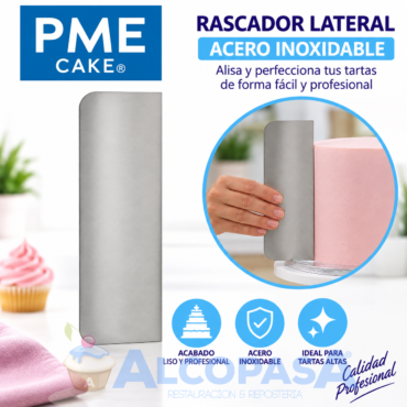 RASPADOR EN ACERO INOXIDABLE 25x8.8cm (Ud)