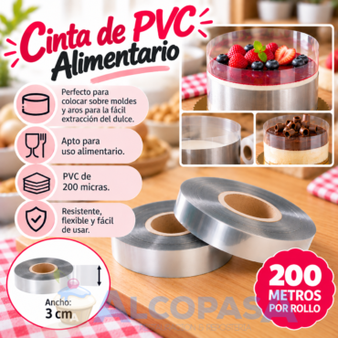 ACETATO DE PVC SEMIRÍGIDO 3CM (ROLLO 200m)