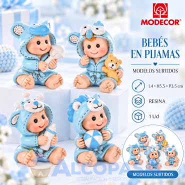 BEBÉ NIÑO EN PIJAMAS 26198B (Ud)