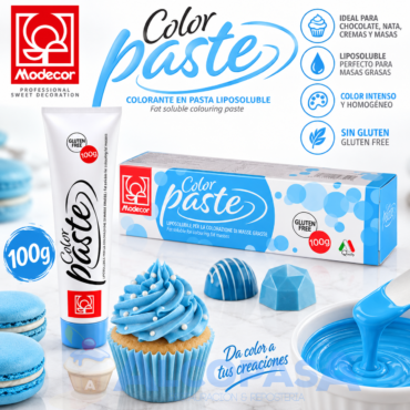 COLORANTE EN PASTA LIPOSOLOUBLE AZUL (BOTE 100g)