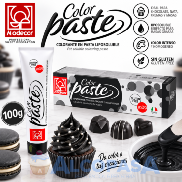 COLORANTE EN PASTA LIPOSOLOUBLE NEGRO (BOTE 100g)